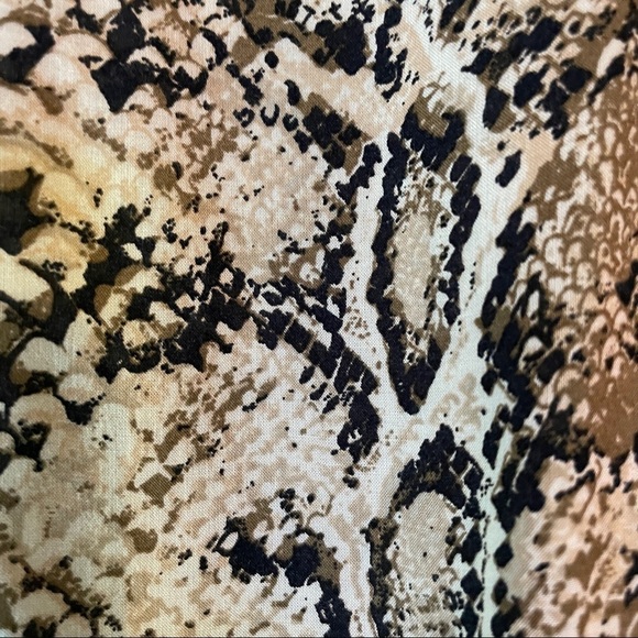 Talbots Snakeskin Print Button Down Shirt - Picture 3 of 9